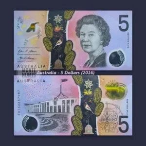 Australian $5 Dollar Bills