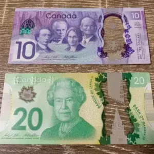 Canadian $20 Dollar Bills